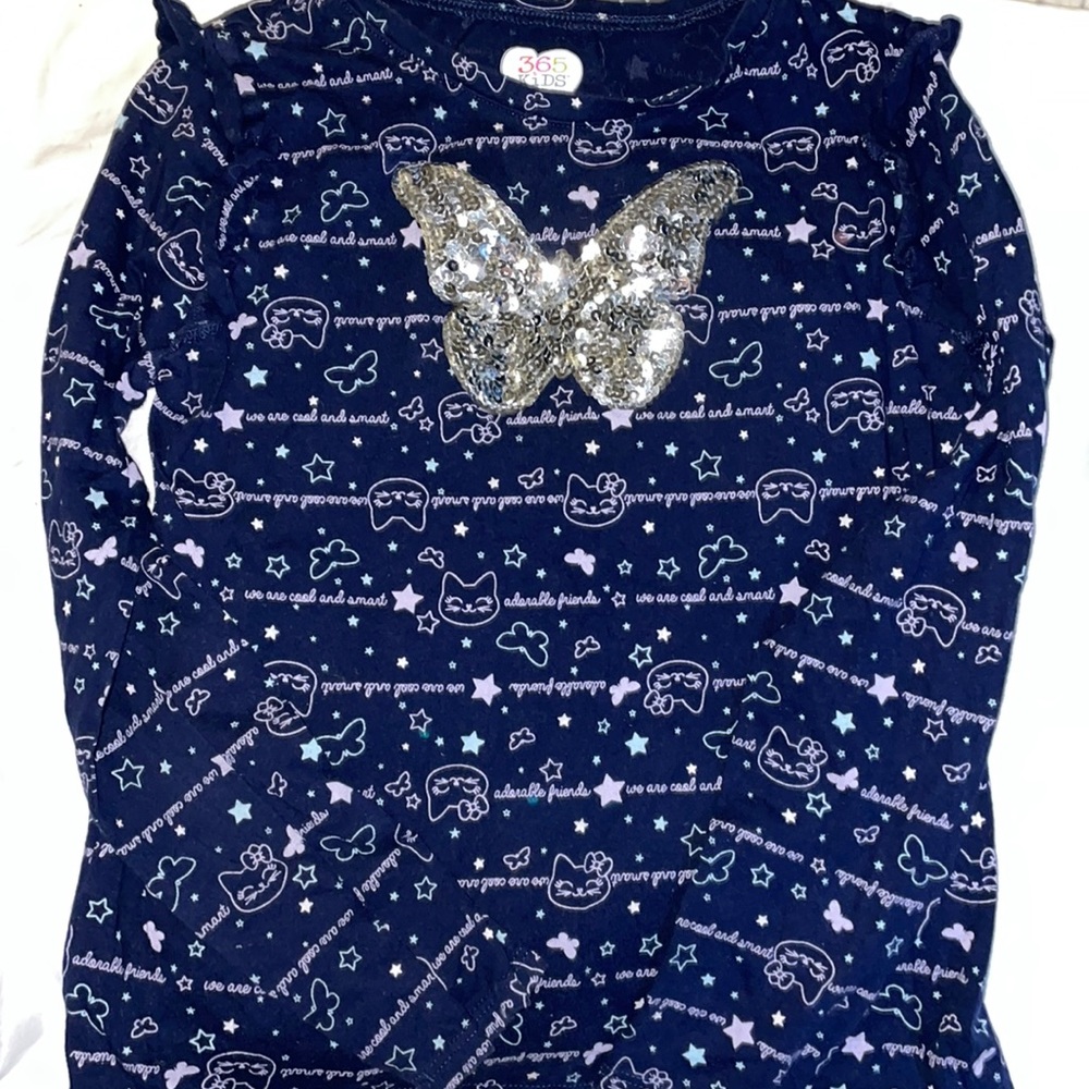 New w/out tags - 365 Kids size 8 girls long sleeve shirt